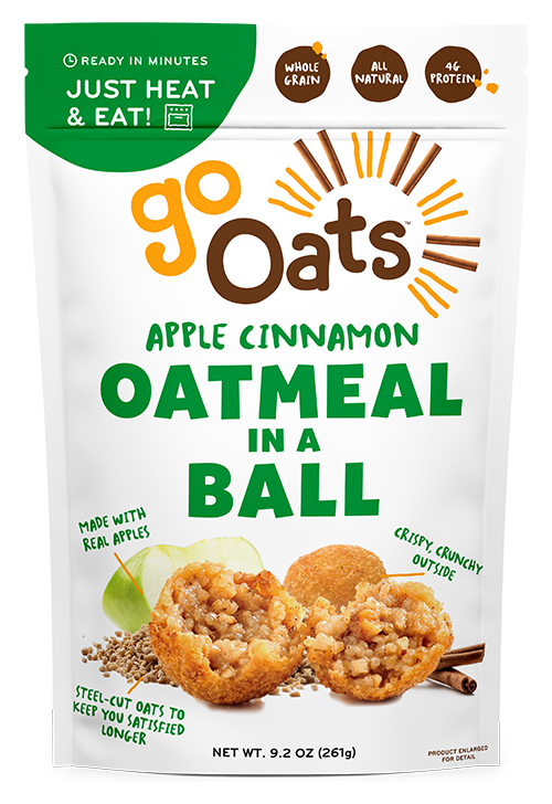 Apple Cinnamon Oatmeal in a Ball