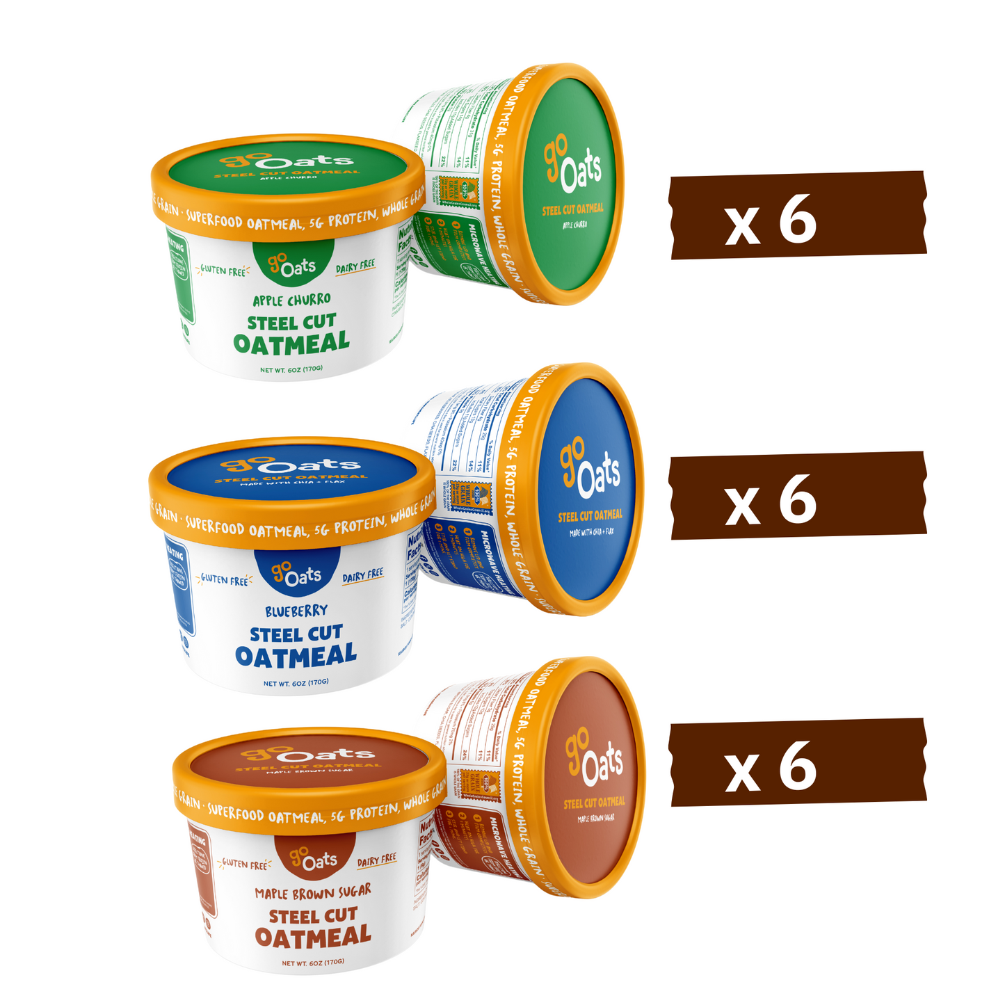 Oatmeal Cups Variety Bundle