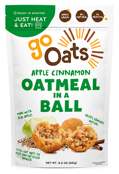 Apple Cinnamon Oatmeal in a Ball