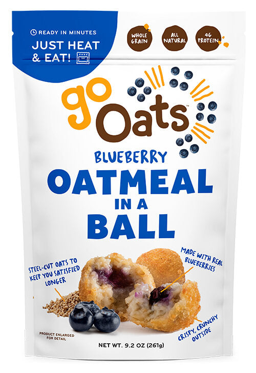 Blueberry Oatmeal in a Ball