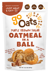 Maple Brown Sugar Oatmeal in a Ball